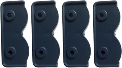 Tent Connector Beugels - Reserve Onderdelen - Tent Reparatie - Stevige Kunststof - 4 Stuks - Zwart
