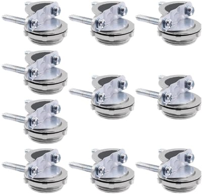 10 Stuks 3/4" Klemtype Kabelconnectoren voor Bescherming van Kabels in Metalen Buizen en Conduits