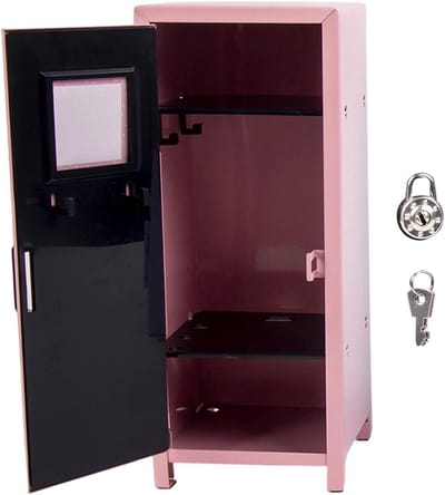Metalen kluisje voor desktop, kleine krasbestendige organizerbox | Mini vergrendelingskast, voor vrouwen, mannen, kinderen, studenten, school, thuis, kantoor, kinderkamer, slaapkamer, speelkamer