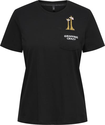 ONLY - ONLPOLLI LIFE REG S/S POCKET TOP BOX JRS - Meisjes - T-shirts