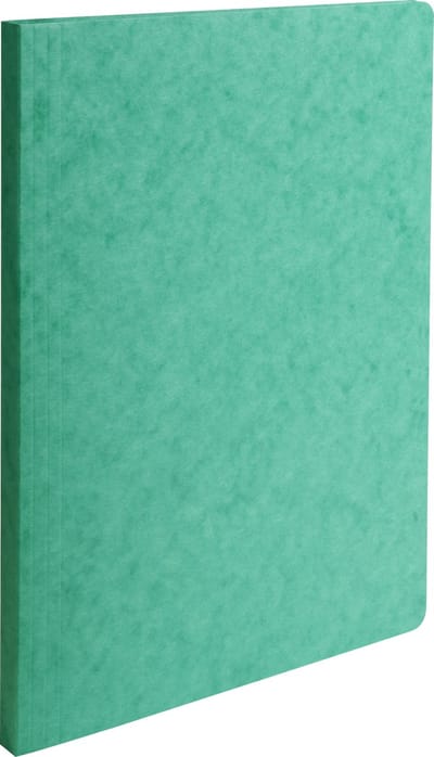 Exacompta 50x Map met gerilde rug in glanskarton 400g/m2 - 24x32cm - Groen - 11503H