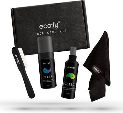 eco:fy® Schoenonderhoudsset • reinigingsset met waterdichtmakend middel