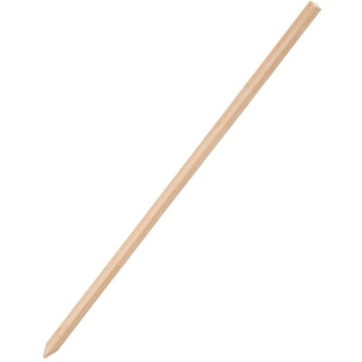Piquets de jardin en bois, 25 pièces 19,05 × 19,05 × 1219,2 mm Piquets de marquage d'arpentage, Piquet de sol de jardin avec pointe acérée, Piquet de support de plante en bois de sapin, Panneau