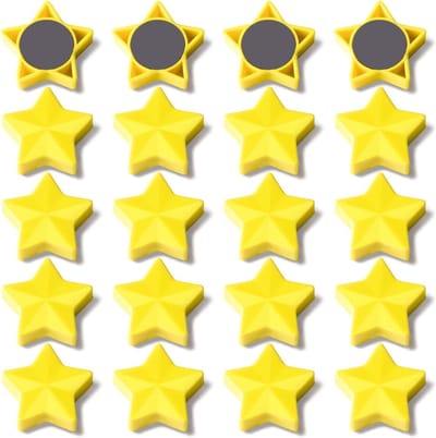 Decoratieve koelkastmagneten - 20 Stuks Schattige Ronde Magneten voor Thuis en Kantoor