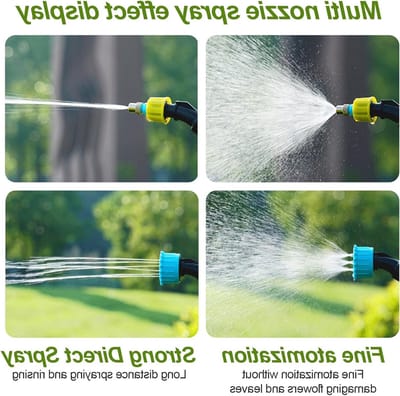 Brenzoos - Electric Plant Sprinkler - Draagbare Water Sprinkler - 5 Liter - Verstelbare Nozzles - Ideaal voor Tuin en Gazon - Efficiënt Onkruidbestr..