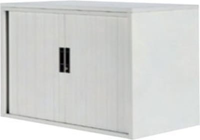 Archiefkast met slot - 120cm breed - Roldeurkast 75x120x45 - 1 legplank - Wit (Nederlands Product - BUUR Collectie)
