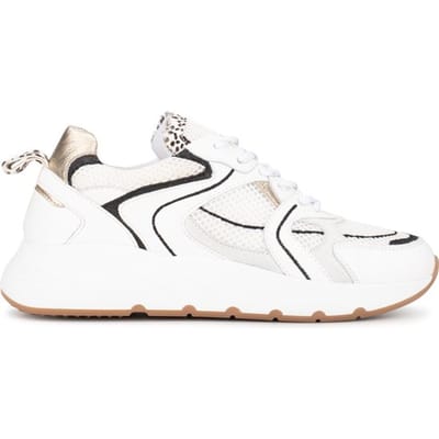 PS Poelman CIBEL - maat 42- Dames Sneakers - Wit met combinatie