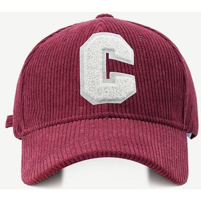 Nieuwe Mode Corduroy Baseballpet Dames Letter C Snapback Hoed Dames Winkelen Aankleden Verstelbare Casual Petten Hip Hop Hoeden Adjustable brown