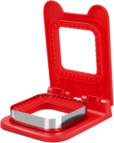 Broodsnijder voor Kinderen, Vierkante Bakvorm, Set voor Korstloze Sandwiches, Ideaal voor Creatief Bakken met Kinderen