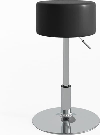 Vicco Design Kruk – 33.5 x 67 cm voor kaptafel Zwart