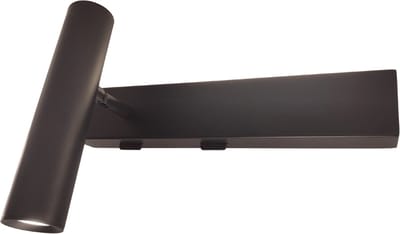 Kosilum - LINKS - Wandlamp - Zwart - Staal, aluminium en silicium