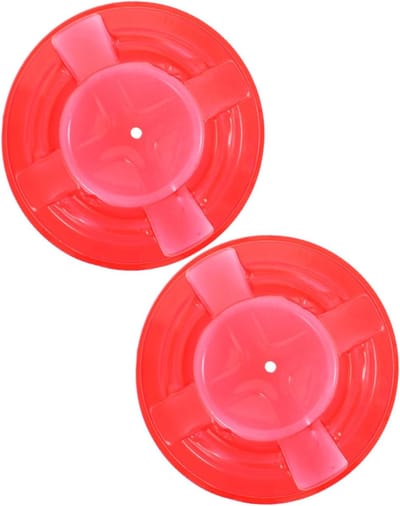 Alarm Deksel Set - Detector Beschermhoes - Thuisveiligheid Verbeteren - Voorkomt Stofpuin - Set Van 2 - Rood