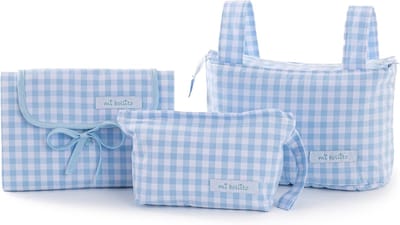 Complete Verschoonpakket voor Baby: Onderweg Wc-tas, Organizer en Universele Kinderwagen Tas