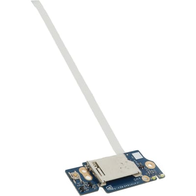 Laptop Aan/Uit Knop Bord Vervanging Schakelaar Kaartlezer Bord met Flexkabel voor HP 14S FR white