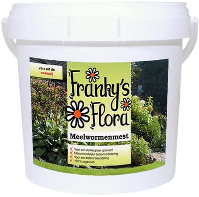 Franky's Flora - Meelwormenmest - Frass - 1 liter