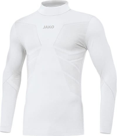 Jako Comfort 2.0 Shirt Opstaande Kraag Kinderen - Wit | Maat: 128-140