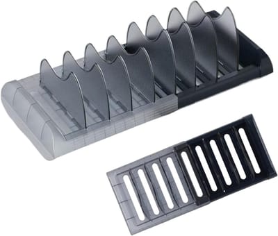 Pannenrek Organizer - Keukenrek Deksel - Keuken Opbergen - Ruimtebesparend Ontwerp - 16.5 cm - Meerkleurig