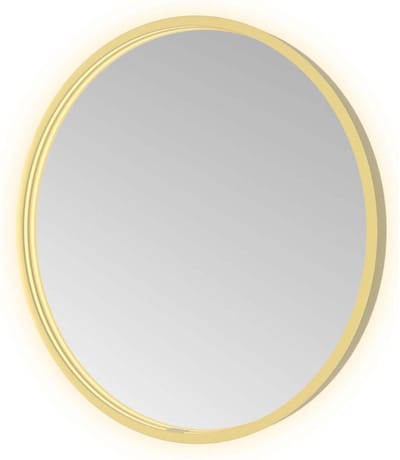 Hotbath &More Mirrors Round LED Badkamerspiegel - Rond - 60 cm - Geborsteld Messing Pvd