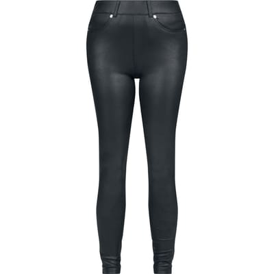 Black Premium by EMP Legging - Essential - faux leather - S tot XXL - voor Vrouwen - zwart