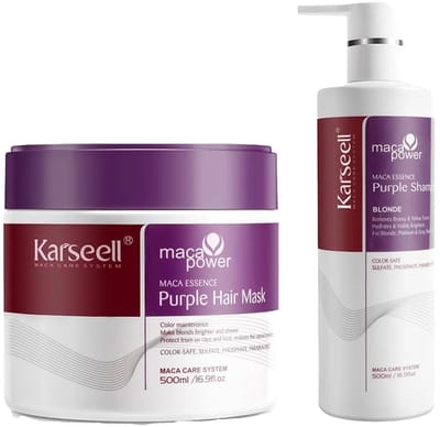 Karseell Purple Haarmasker + Purple Shampoo