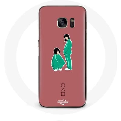 Samsung Galaxy S7 hoesje Inktvis Game Ji Yeong Nummer 240 en Kang Sae Byeok Nummer 067