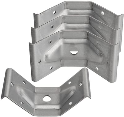 4 x tafelpootbeslag 60 x 100 mm verbindingen van frames en tafelpoten