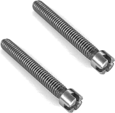 Set van 2 Kruiskopschroeven Ruw Staal 8x60mm voor Meubels en Montage