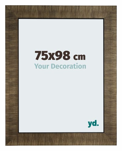 Your Decoration - Fotolijst 75x98 cm - Hout - Champagne Geborsteld - Leeds