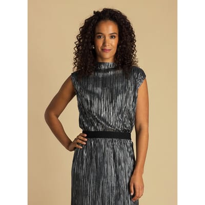 IVY BEAU Anoek - Black/Silver - maat 36