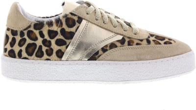 Dames Sneakers Aqa A8909-2518-a04 Leopard Beige - Maat 38