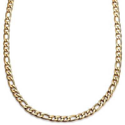 Essentials | 10 mm Goudkleurige Ketting met Figaro Schakels