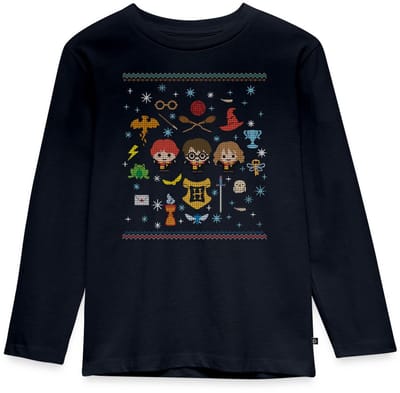Harry Potter Ugly Christmas Chibi | Lelijk Kerstmis Premium T-Shirt Kinderen