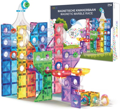 Joyage Magnetische Knikkerbaan - 156 stuks - Magnetic toys - Montessori Magnetisch Speelgoed
