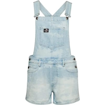Superdry Vintage Hot Mouwloze Overall Blauw 2XS Vrouw