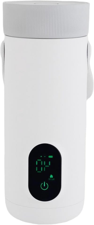 Draagbare Waterkoker - Reis Waterkoker - Warme Dranken Maken - USB Oplaadbaar - 350 ml - Zwart