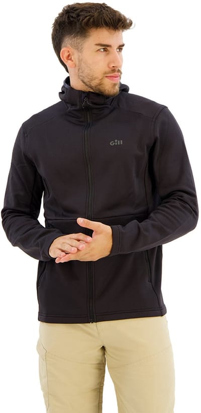 Gill Quest Fleece Met Halve Rits Zwart L Man