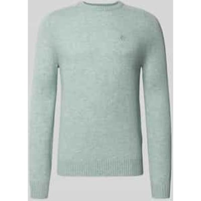 Regular fit gebreide pullover van pure wol