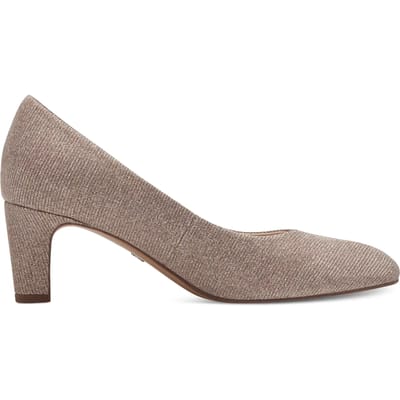 Tamaris dames pumps met glitters champagne - Beige