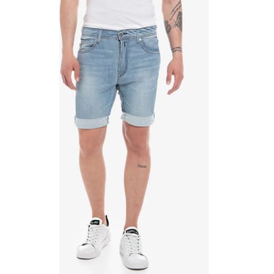 Replay Rbj.981 Short Jeans Heren - Broek - Lichtblauw - Maat 30