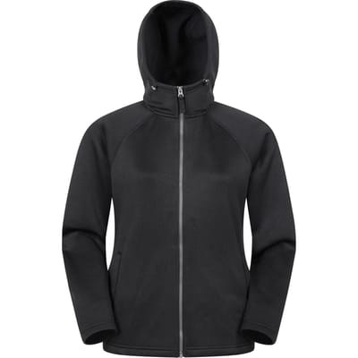 Mountain Warehouse Dames/dames Nevis Full Zip Hoodie (Jet Zwart)