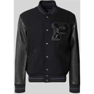 Regular fit jack van kalfsleermix, model 'BROKEN'