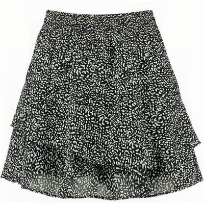 America Today Riley Black/white Maat: L | Mini Rokken Outlet | Dames | Zwart