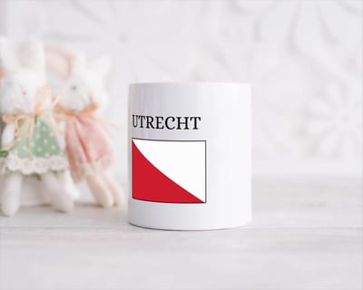 Akyol - utrecht Spaarpot - Utrecht - toeristen - stad - vlag - geschenk - cadeau - kado - 350 ML inhoud