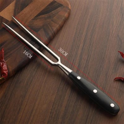 Fourchette à Barbecue Outils de Grillade pour Bœuf Accessoires BBQ Acier Inoxydable Portable Extérieur BBQ Camping Cuisine Barbecue Grill Grill Grill