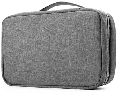 longziming -Reis Toiletry Bag – Hangende Waterdichte Toilettas met Meerdere Vakken – Opvouwbare en Lichtgewicht Make-up Organizer voor Mannen en Vrouwen (Grijs)