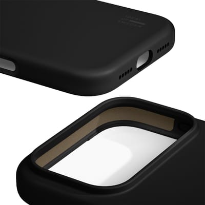 iDeal of Sweden Silicone Case geschikt voor MagSafe geschikt voor iPhone 17 Pro Max - Black - Zwart
