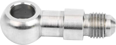 Dailygoody - Banjo Fitting - Adapter Fitting - Geschikt voor M10 Banjo Bout - Zilver - 10mm AN4 - Hoogwaardige kwaliteit voor auto en motor