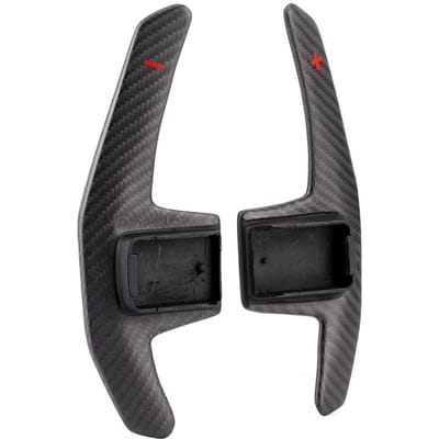 Palettes de changement de vitesse allongées améliorées en fibre de carbone mat compatibles pour Nissan GT R R35 Facelift 2017 2020