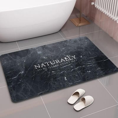 Licht Luxe Absorberend Sneldrogend Zacht Diatomeeënaarde Mat Deurmat Woonkamer Badkamer Antislip Slaapkamer Tapijt Voetmat Toilet 40x60cm