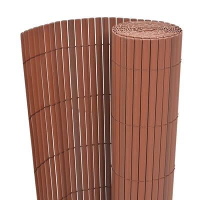 vidaXL - Tuinhek - Bruin - 150 - x - 300 - cm - PVC